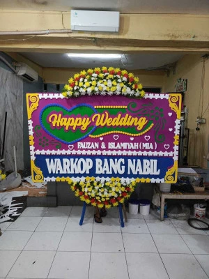 Papan Bunga di Tempat Pernikahan Tangerang