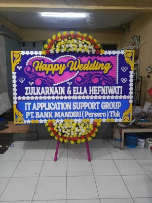Papan Bunga di Tempat Pernikahan Tangerang